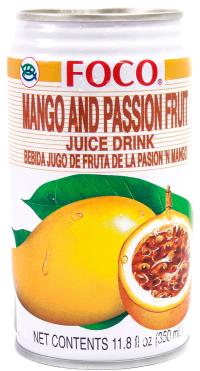 MANGO AND PASSION FRUIT NECTAR 350ML FOCO